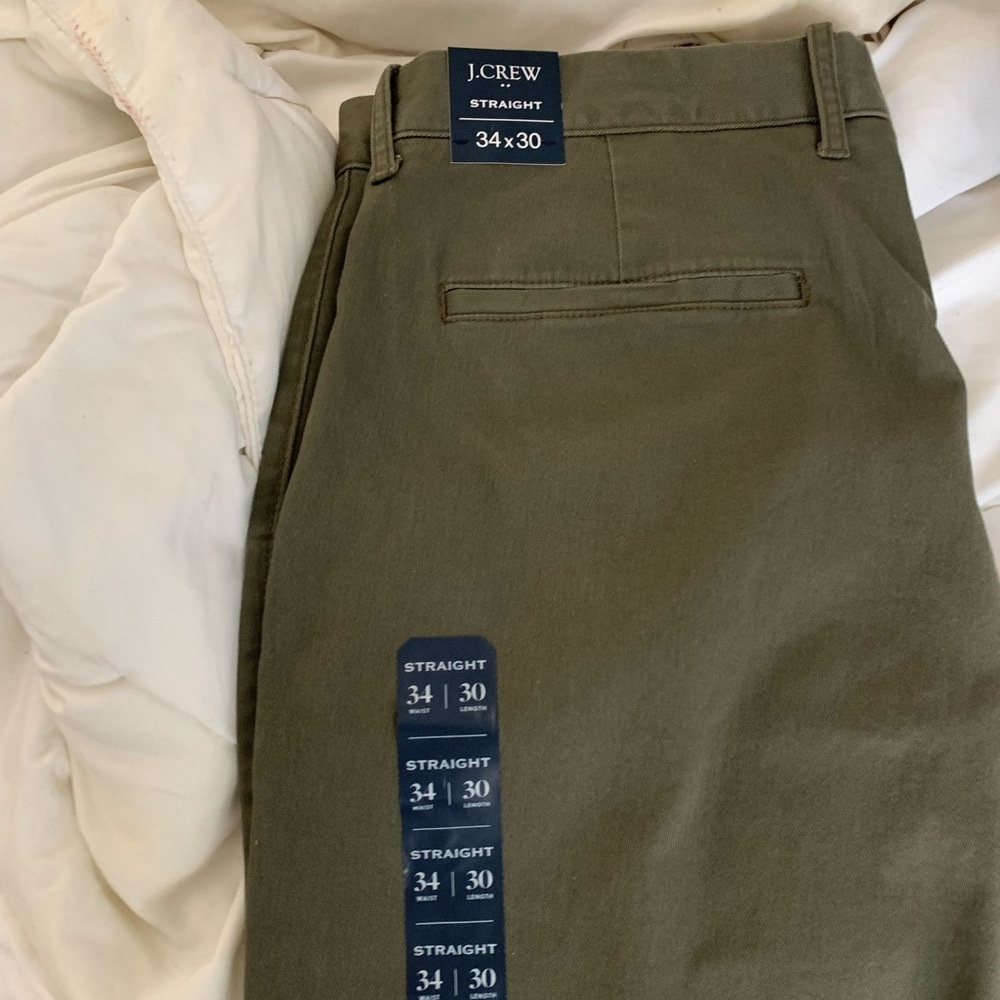J. Crew Straight Flex Pants: 34 x 30